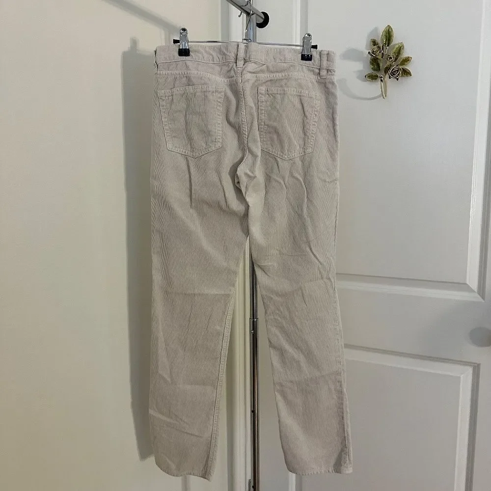 J. Crew Corduroy Off-White Jeans - Picture 5 of 6